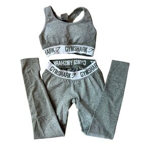 Gymshark Heather Gray‎ Activewear Set